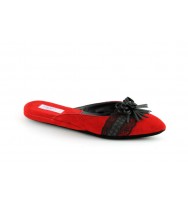 women's slippers TRIANON regal red suede